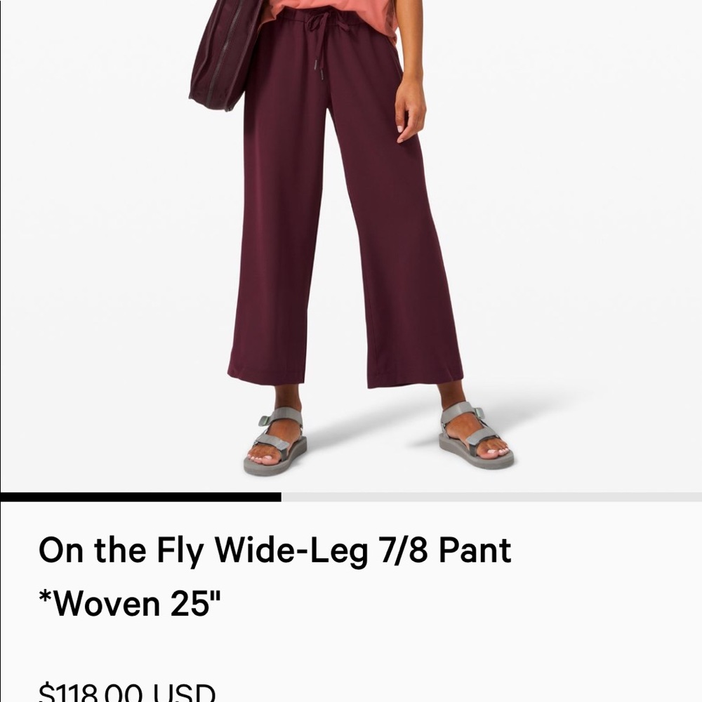 Lululemon on the fly pant